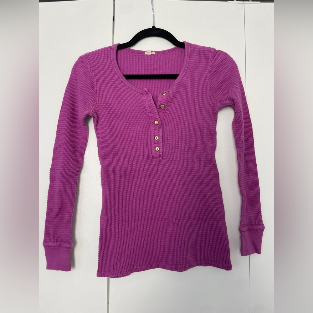 J. Crew Long-Sleeve Waffle Henley